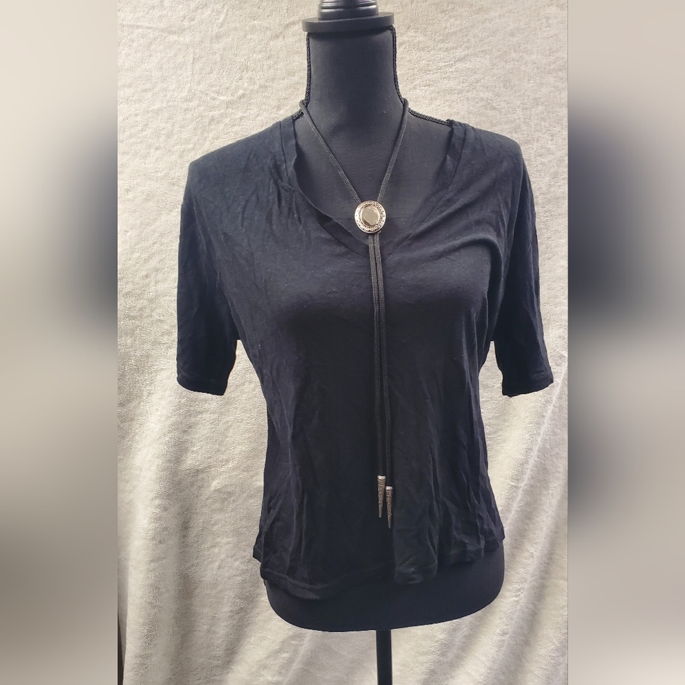 The Kooples black tee shirt size 2